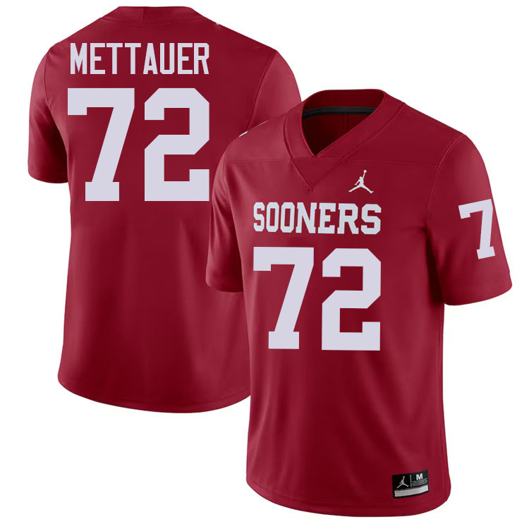 McKade Mettauer Oklahoma Sooners Jersey,Oklahoma Sooners Football Uniforms,Jersey-Crimson